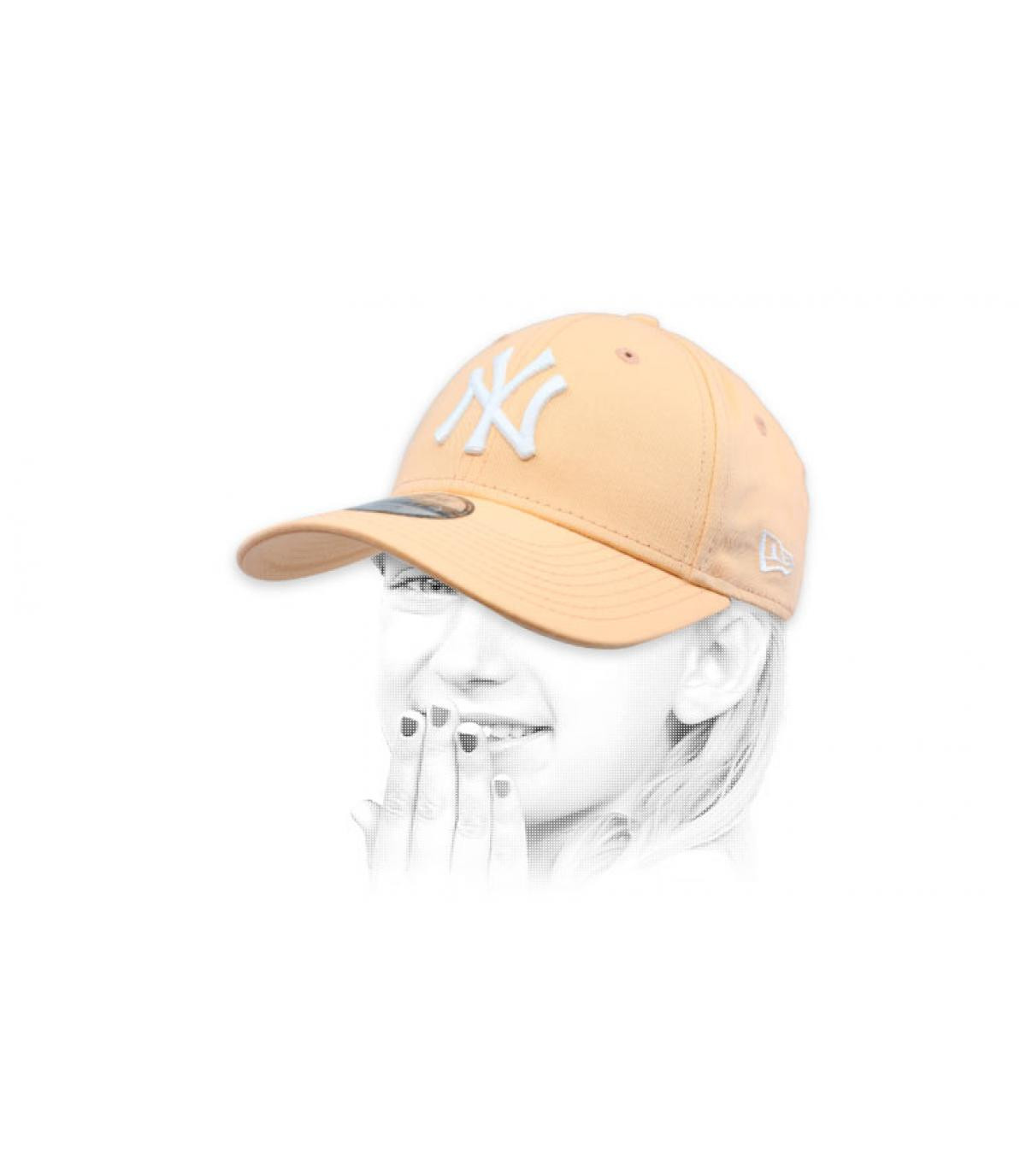 Kinder Cap rosa NY Cap Kids League Ess 9Forty NY peach